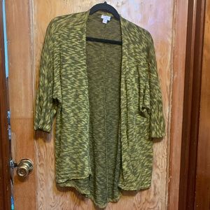 Black and Mustard Cardigan